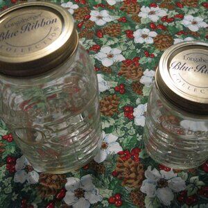 Longaberger Jars.  Quart and Pint